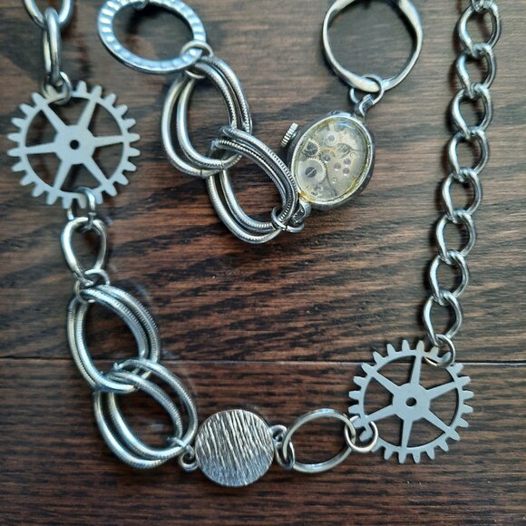 Silver-tone necklace - Picture 3 of 4